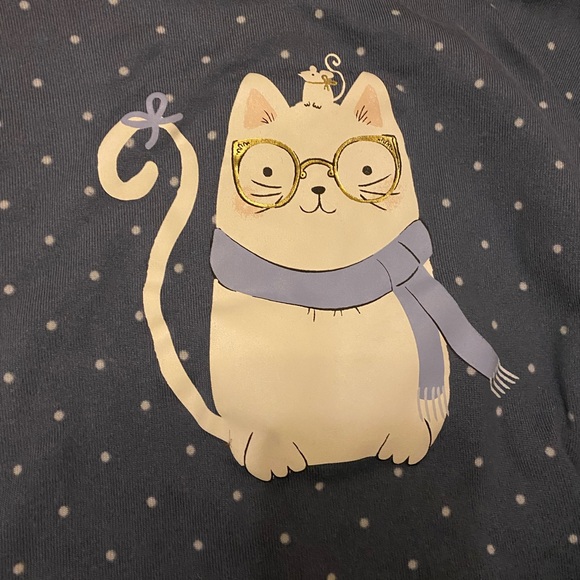 Lauren Conrad Blue Cat PJs - Picture 2 of 7